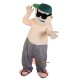 Bad Guy Man Wearing Glasses Mascot Costume Cosplay