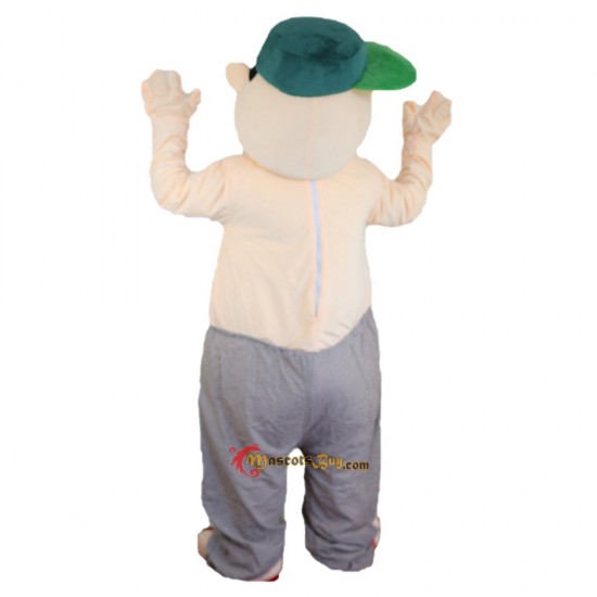 Bad Guy Man Wearing Glasses Mascot Costume Cosplay