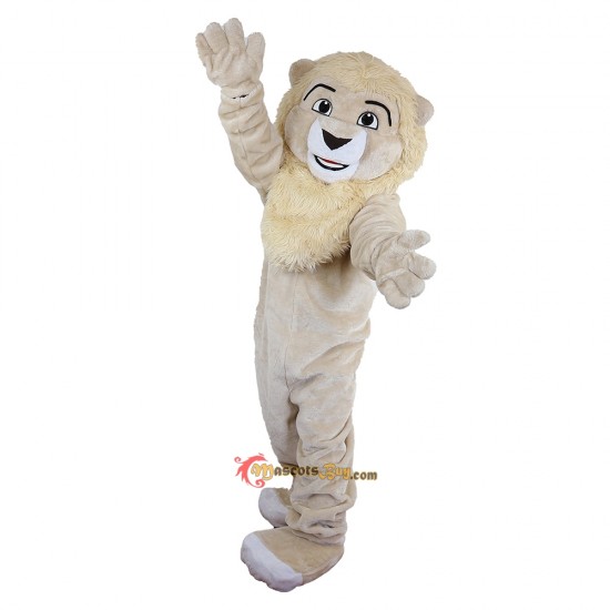 Beige Lion Mascot Costume Cosplay