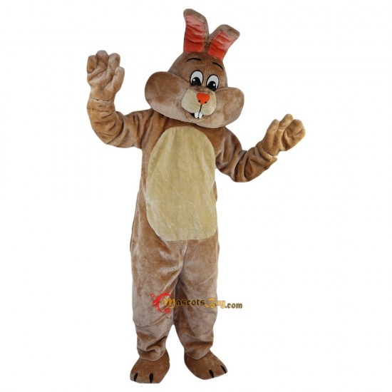 Beige Rabbit Costume Bunny Mascot Costume Cosplay