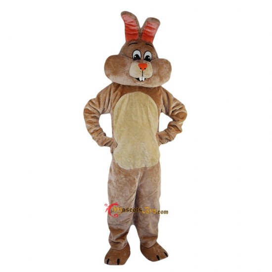 Beige Rabbit Costume Bunny Mascot Costume Cosplay