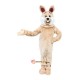 Beige Rabbit Costume Bunny Mascot Costume Cosplay