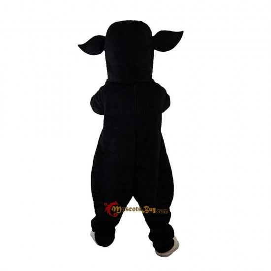 Black and White Cow Mascot Costume Cosplay