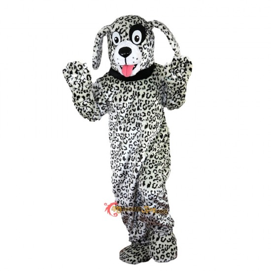 Black and White Dalmatian Dog Mascot Costume Cosplay