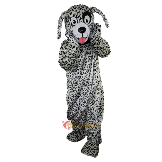Black and White Dalmatian Dog Mascot Costume Cosplay