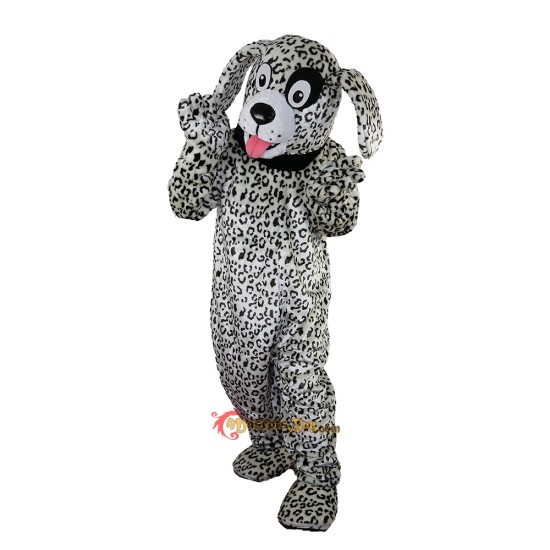 Black and White Dalmatian Dog Mascot Costume Cosplay
