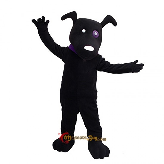 Black Dog Mascot Costume Cosplay