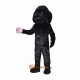 Black Dog Mascot Costume Cosplay