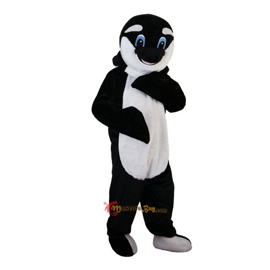 Black Dolphin Mascot Costume Cosplay