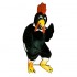 Black Rooster Mascot Costume Cosplay