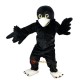 Black Short-Haired Eagle Mascot Costume Cosplay
