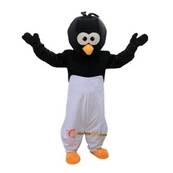 Black White Crow Mascot Costume Cosplay