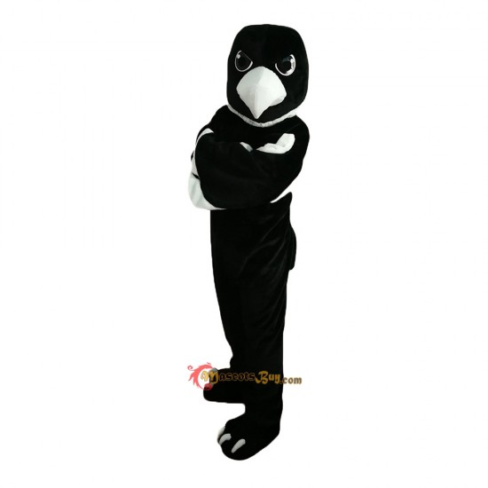 Black White Eagle Mascot Costume Cosplay