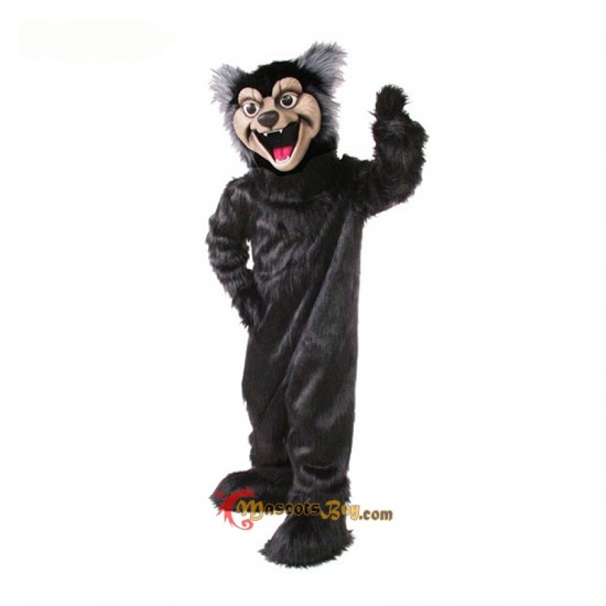 Black Wolf Mascot Costume Cosplay