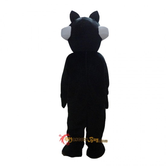 Black Wolf Mascot Costume Cosplay