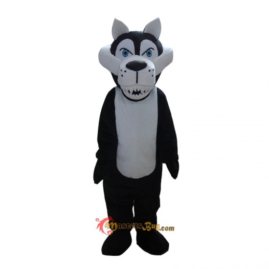 Black Wolf Mascot Costume Cosplay