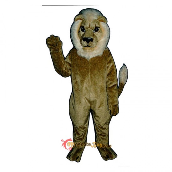 Blonde Lion Mascot Costume Cosplay