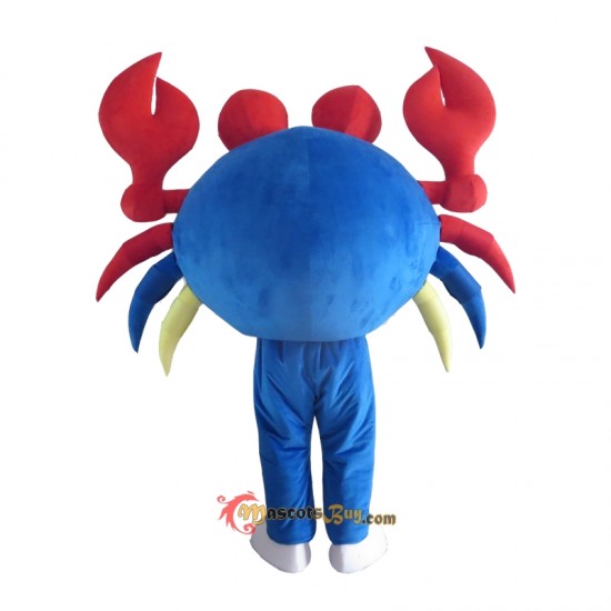Blue Big Crab Character Mascot Costume Cosplay