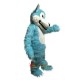 Blue big mouth Wolf Mascot Costume Cosplay