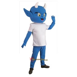 Blue Devil Mascot Costume Cosplay