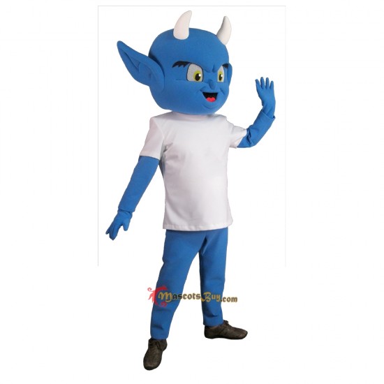 Blue Devil Mascot Costume Cosplay