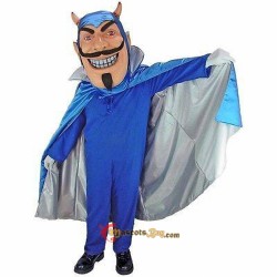 Blue Devil Mascot Costume Cosplay