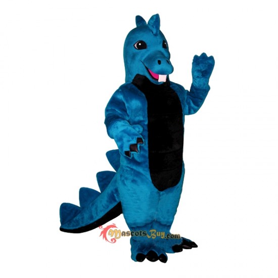 Blue Dino Mascot Costume Cosplay