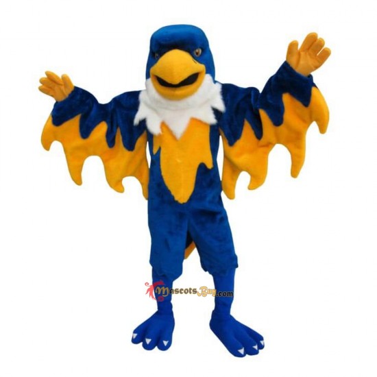Blue Domineering Falcon Mascot Costume Cosplay