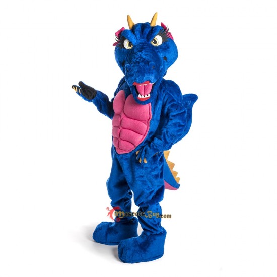 Blue Dragon Charming Mascot Costume Cosplay