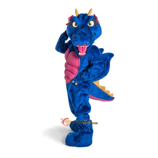 Blue Dragon Charming Mascot Costume Cosplay