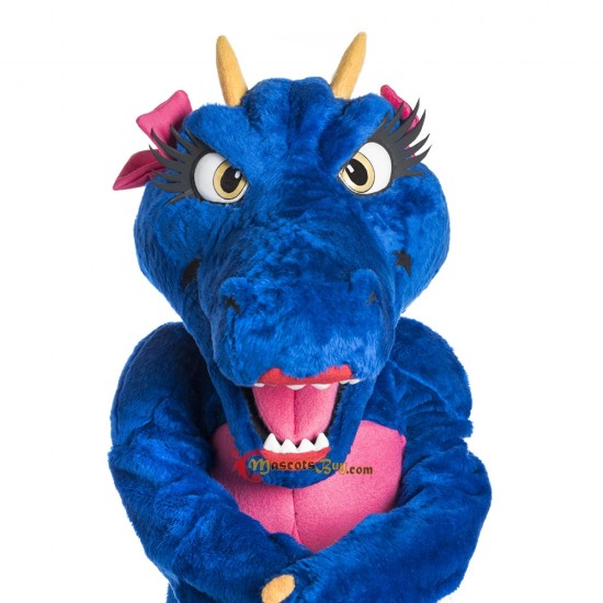 Blue Dragon Charming Mascot Costume Cosplay