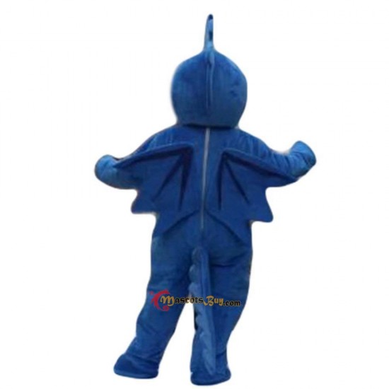 Blue Dragon Dinosaur Monster Mascot Costume Cosplay