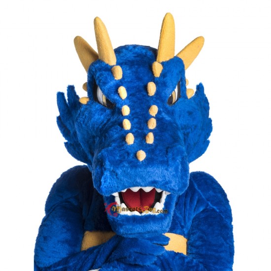 Blue Dragon Handsome Mascot Costume Cosplay