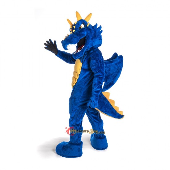 Blue Dragon Handsome Mascot Costume Cosplay