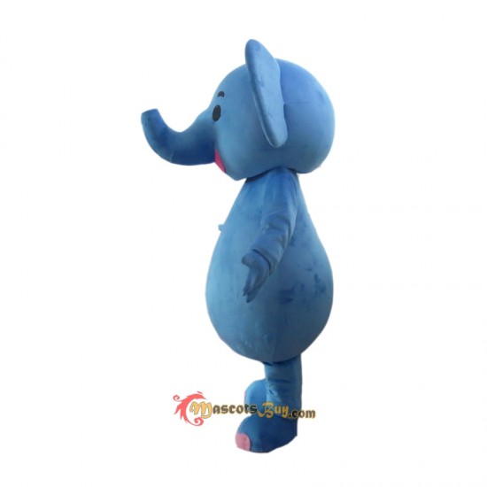 Blue Elephant Mascot Costume Cosplay