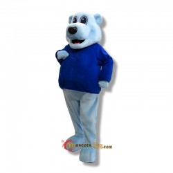 Blue Happy Bear Mascot Costume Cosplay