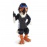 Blue Hawk Mascot Costume Cosplay