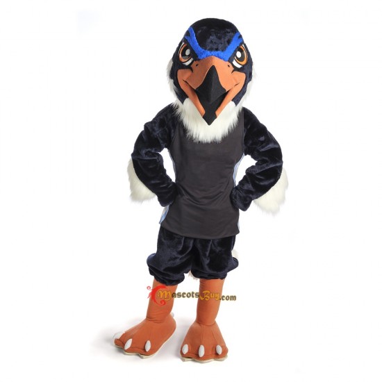Blue Hawk Mascot Costume Cosplay