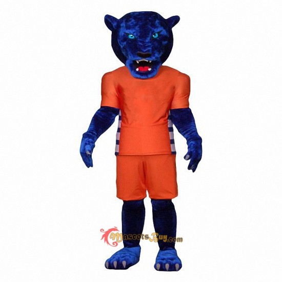 Blue Panther Mascot Costume Cosplay