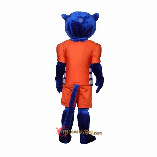 Blue Panther Mascot Costume Cosplay