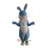 Blue Rabbit Mascot Costume Cosplay