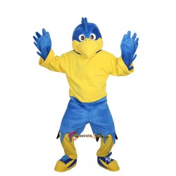 Blue Sports Eagle Mascot Costume Cosplay