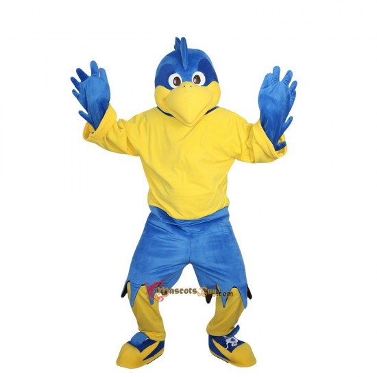 Blue Sports Eagle Mascot Costume Cosplay