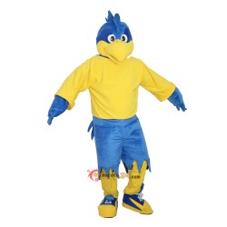 Blue Sports Eagle Mascot Costume Cosplay