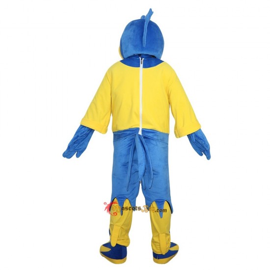 Blue Sports Eagle Mascot Costume Cosplay