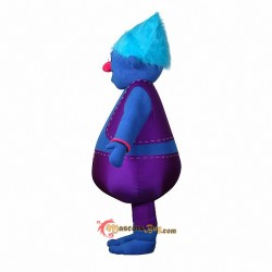 Blue Troll Mascot Costume Cosplay