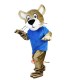 Blue Vest Wild Cat Mascot Costume Cosplay