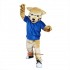Blue Vest Wild Cat Leopard Mascot Costume Cosplay