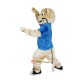 Blue Vest Wild Cat Leopard Mascot Costume Cosplay