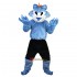 Blue Wolf Mascot Costume Cosplay